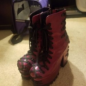 PRICE NEGOTIABLE Dolls Kill Lace Up Boots